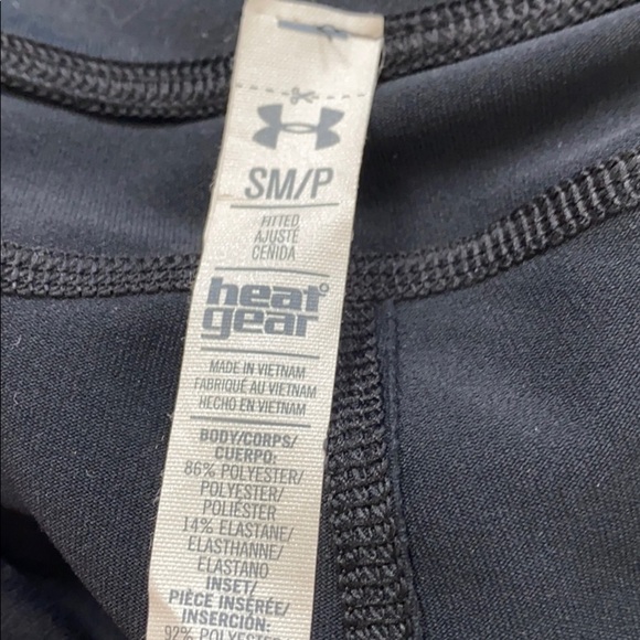 UNDER ARMOUR Hot Class Athletic Yoga Crop Leggings Workout Tights Casual - Picture 7 of 8